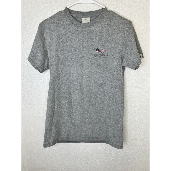 Simply Southern Collection American T-Shirt 4th Of July Labs Red, White & Cute Y - Picture 2 of 5